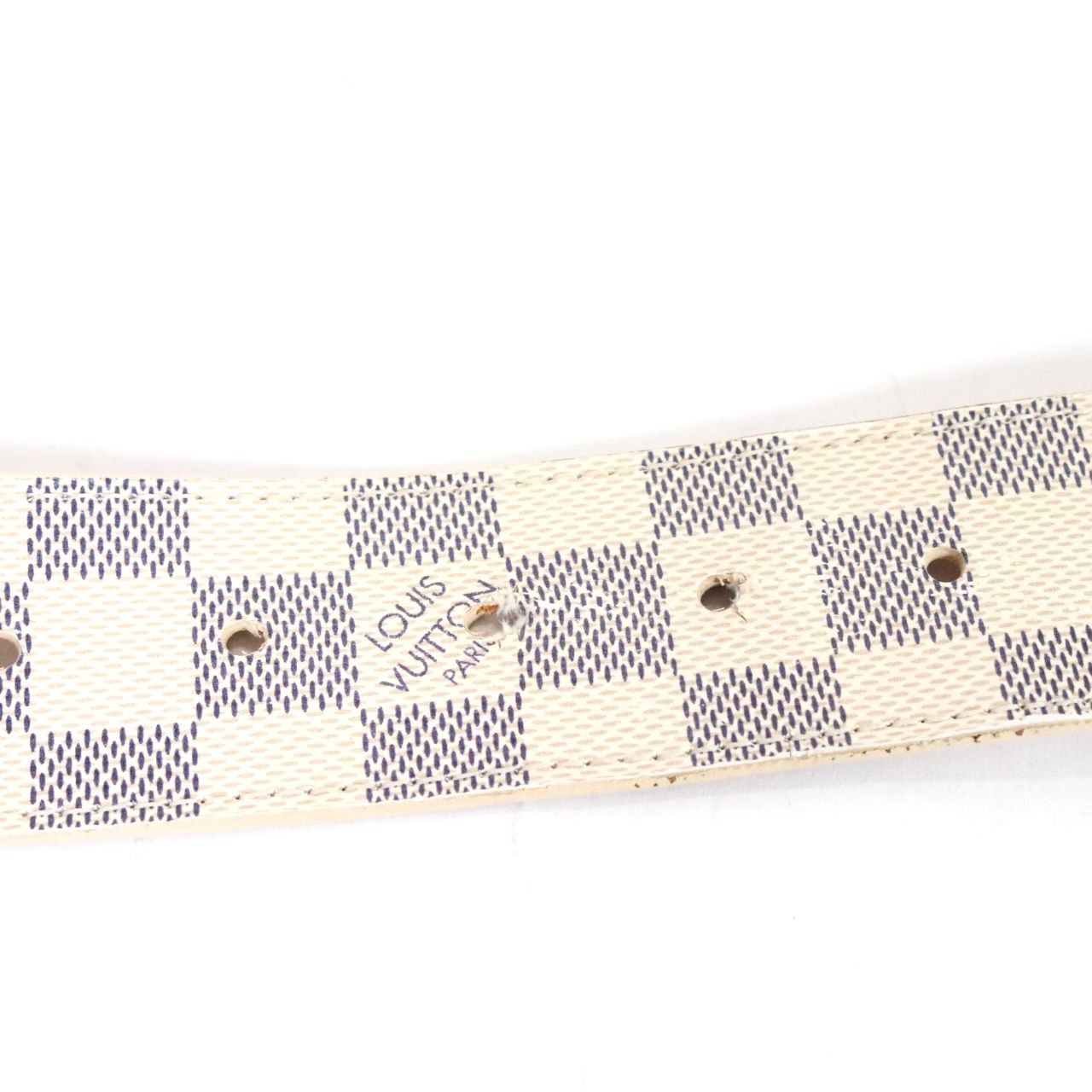 中古B】メンズ90/36 ルイヴィトン ベルト サンチュール LV イニシャル