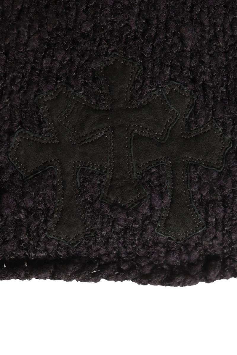 クロムハーツ パッチ付きノースリーブタートルネックコットンニット レディース M Chrome Hearts - クロムハーツ パッチ付きノースリーブタートルネック