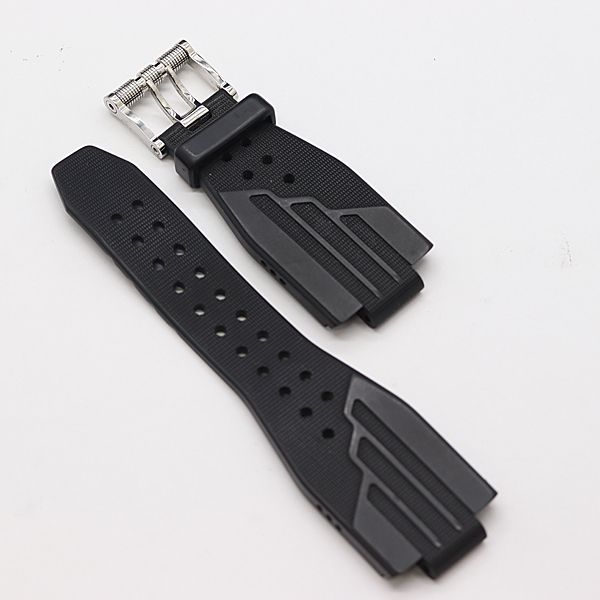 美品 アクアノウティック 純正ベルト ラバー ブラック 30mm メンズ腕時計 2000000 NSK MTM