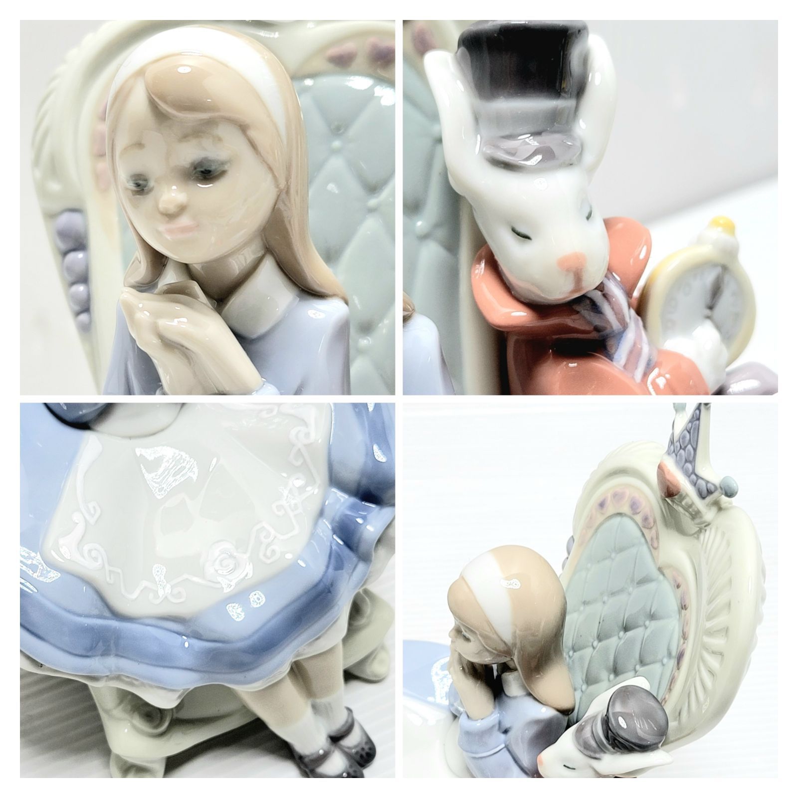 希少品】(箱傷み)LLADRO リヤドロ 不思議の国のアリス フィギュリン