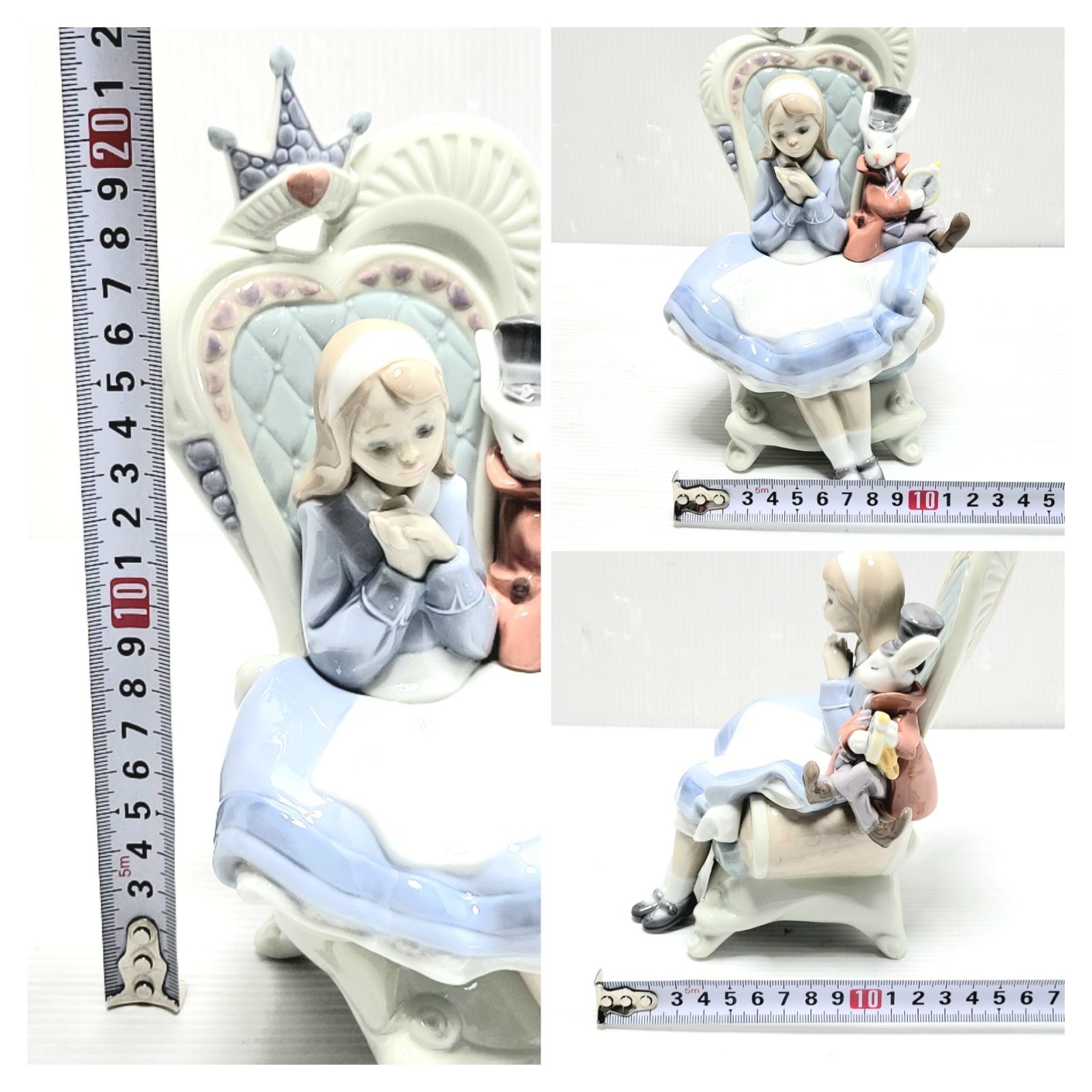 希少品】(箱傷み)LLADRO リヤドロ 不思議の国のアリス フィギュリン