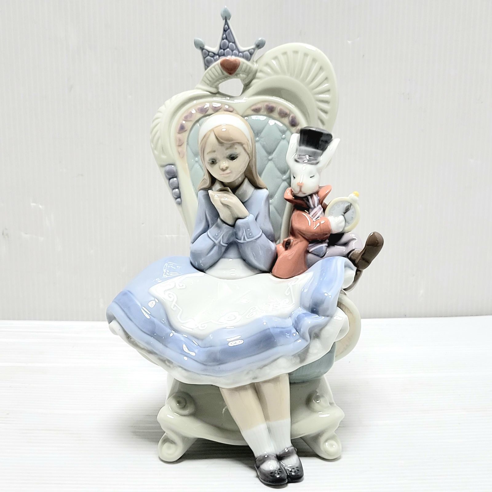 希少品】(箱傷み)LLADRO リヤドロ 不思議の国のアリス フィギュリン