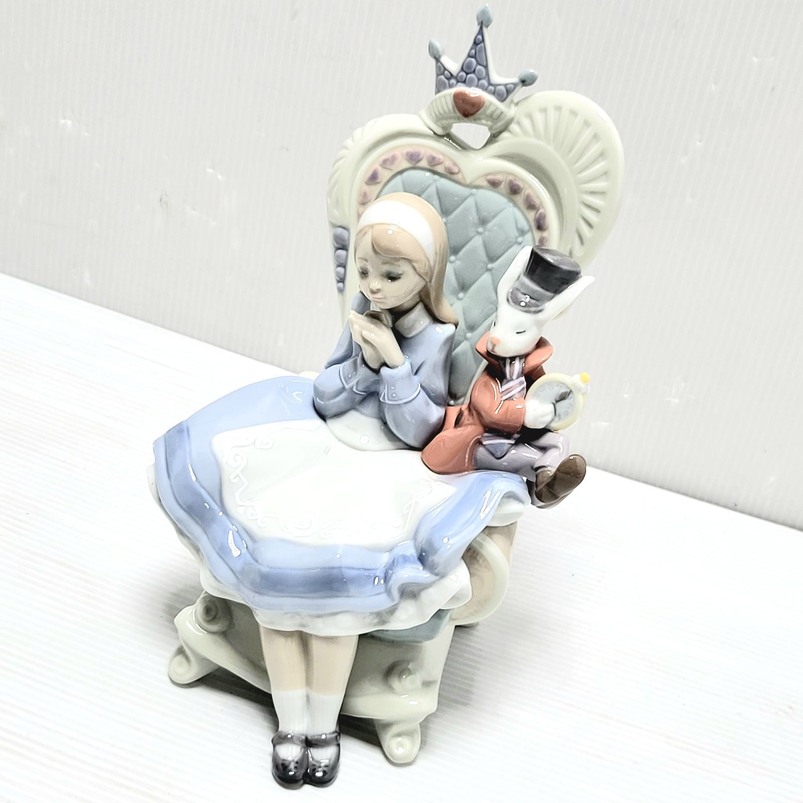 希少品】(箱傷み)LLADRO リヤドロ 不思議の国のアリス フィギュリン