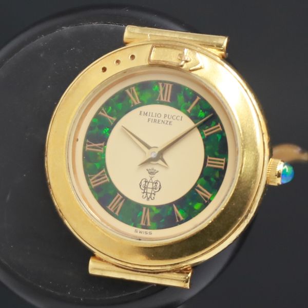 QZ EMILIO PUCCI 275070.20 アイボリー文字盤 レディース腕時計
