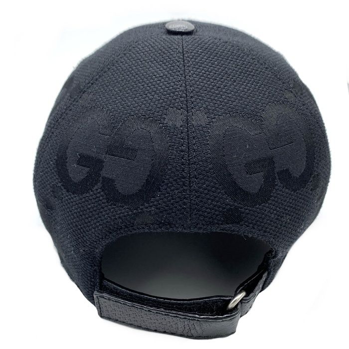 GUCCI グッチ ジャンボGG ベースボールキャップ ブラック 727562 4HAVS