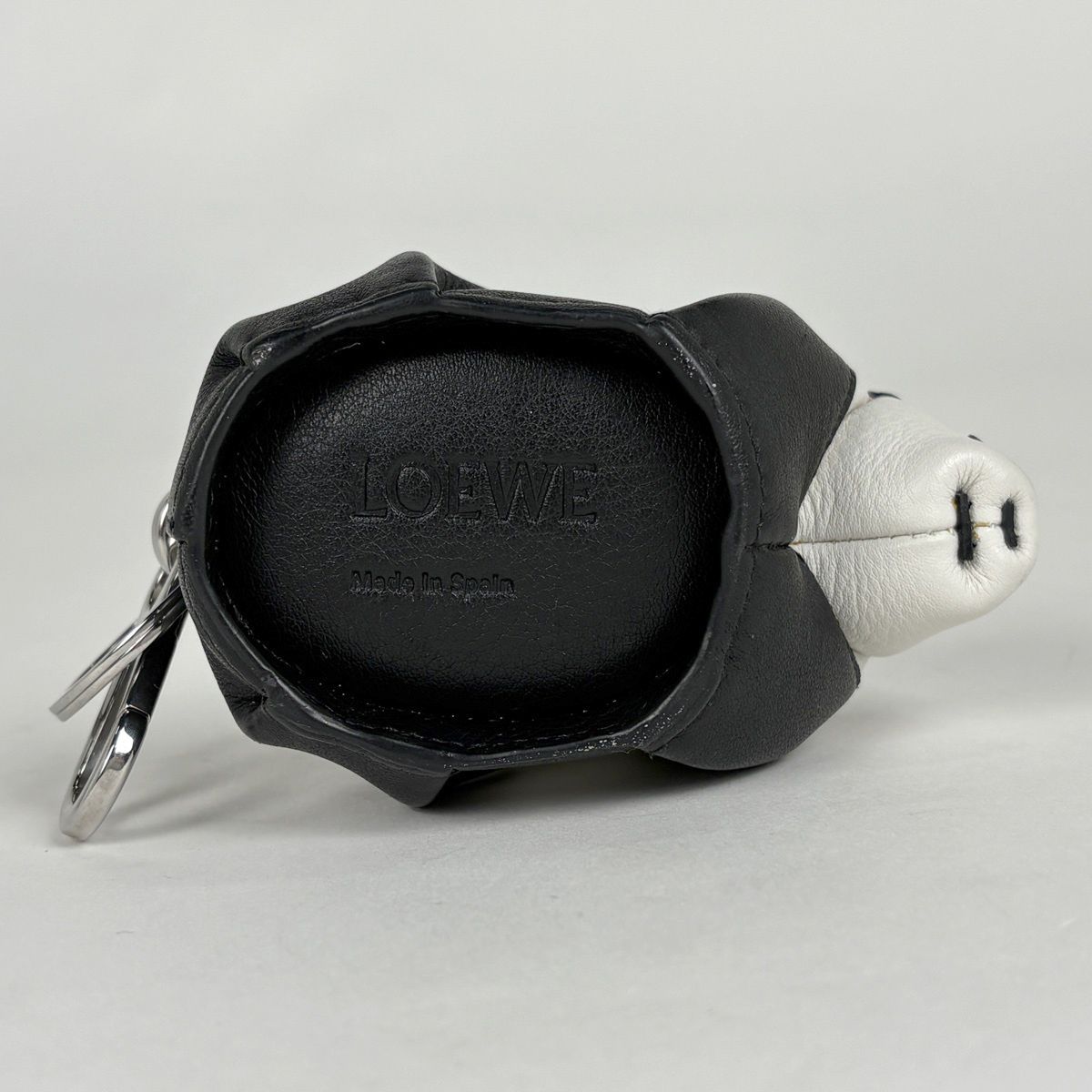 ロエベ LOEWE パンダ チャーム キーホルダー バッグチャーム レザー 