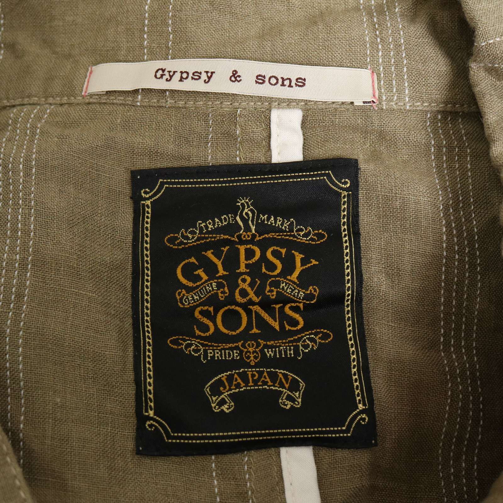 GYPSY&SONS ジプシーアンドサンズ 春夏☆ リネン ストライプ ロング 