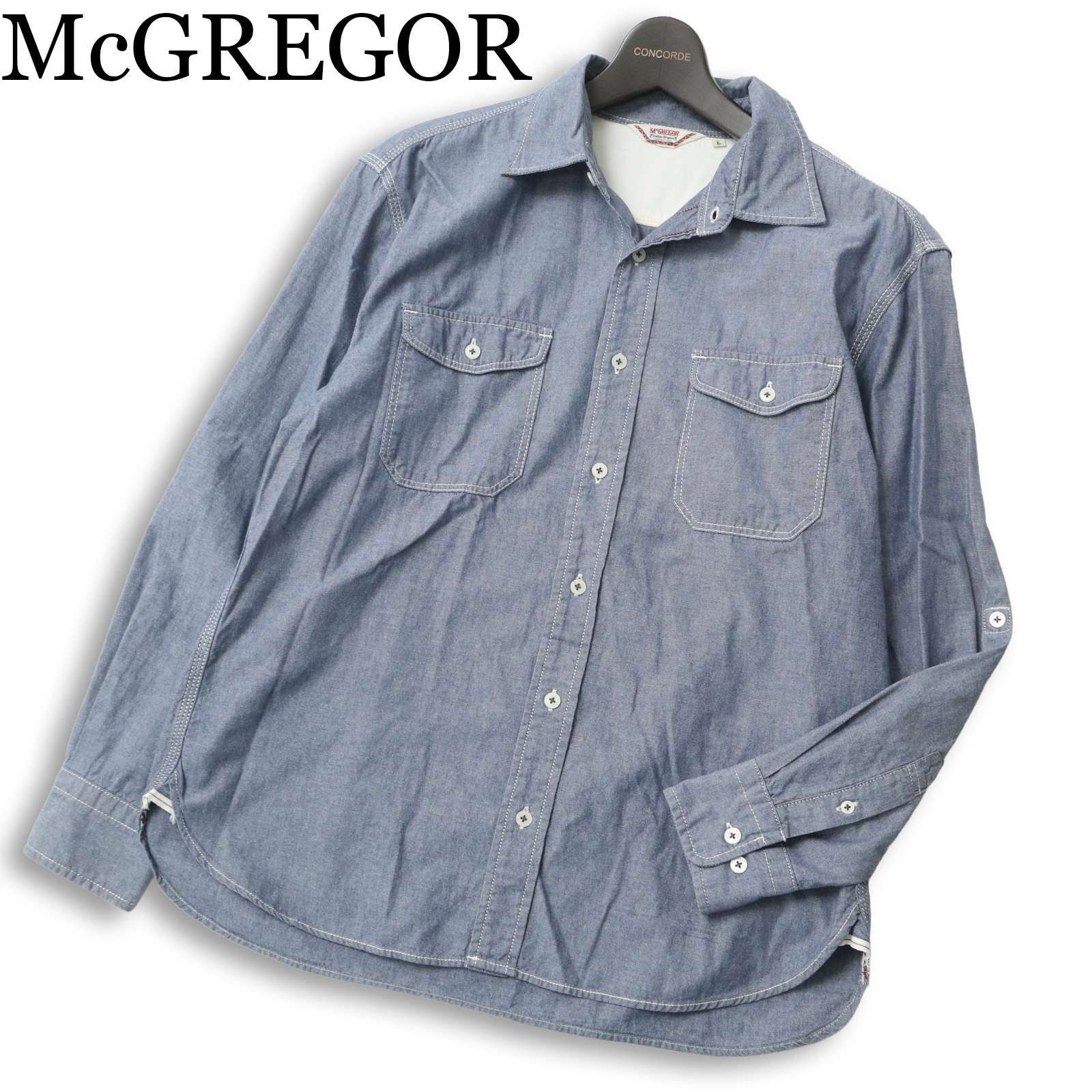 McGREGOR マクレガー 通年☆ 【Budge Dragon】 長袖 シャンブレー 