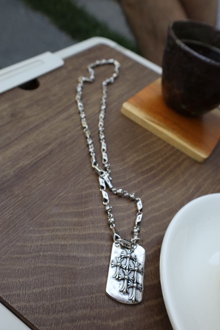 ⭐️PY スクエアネックレス 刻印有り - メルカリ