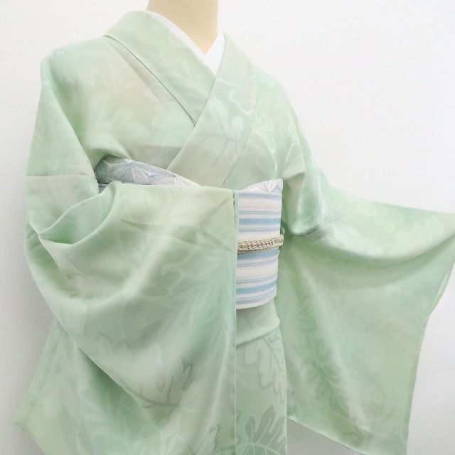 ❁tomihisa❁新品 紋紗 お仕立て上がり品 ボタニカル 夏着物“夏に 