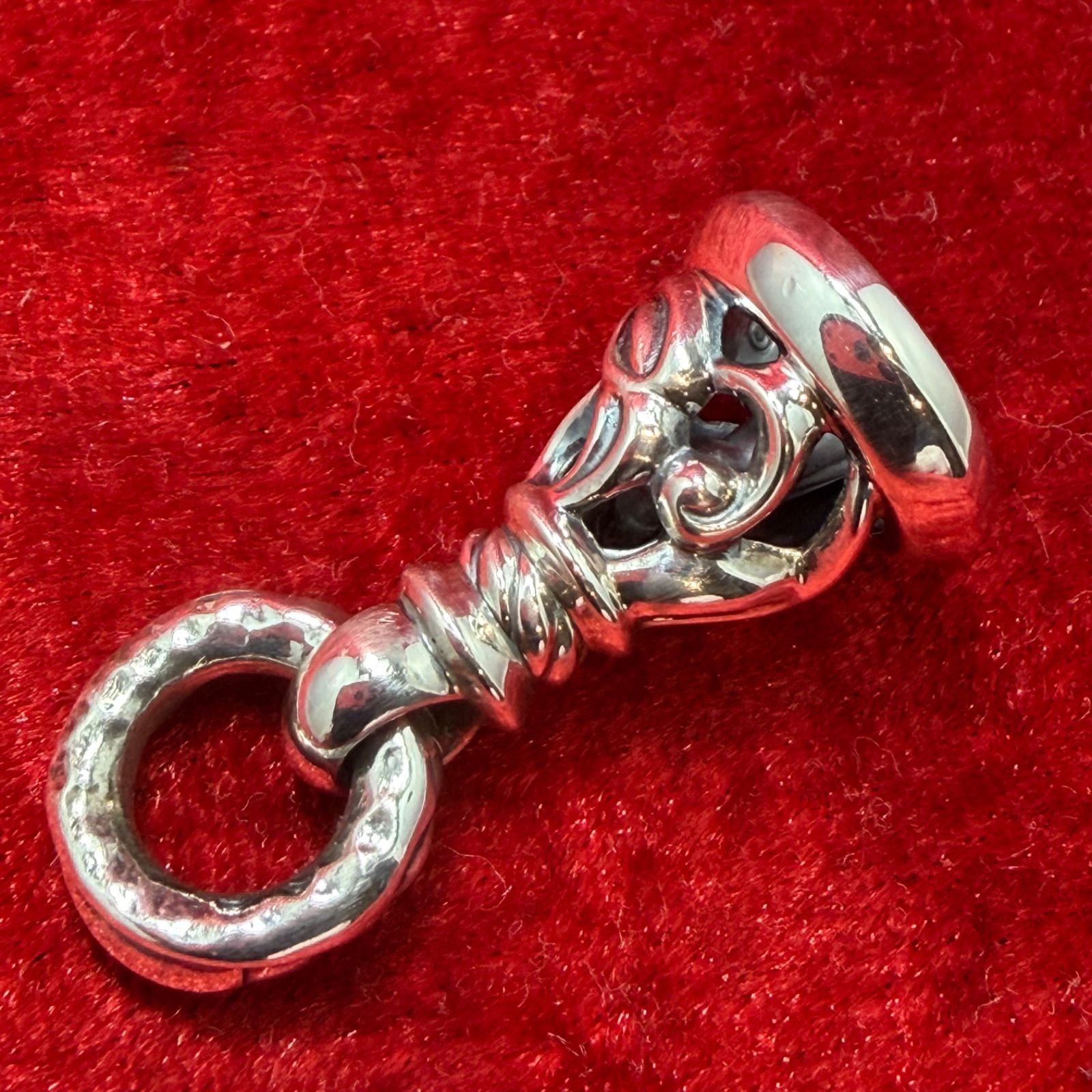美品 ペンダントトップクレーンベル【Sサイズ】ロンワンズ/LONE ONES 