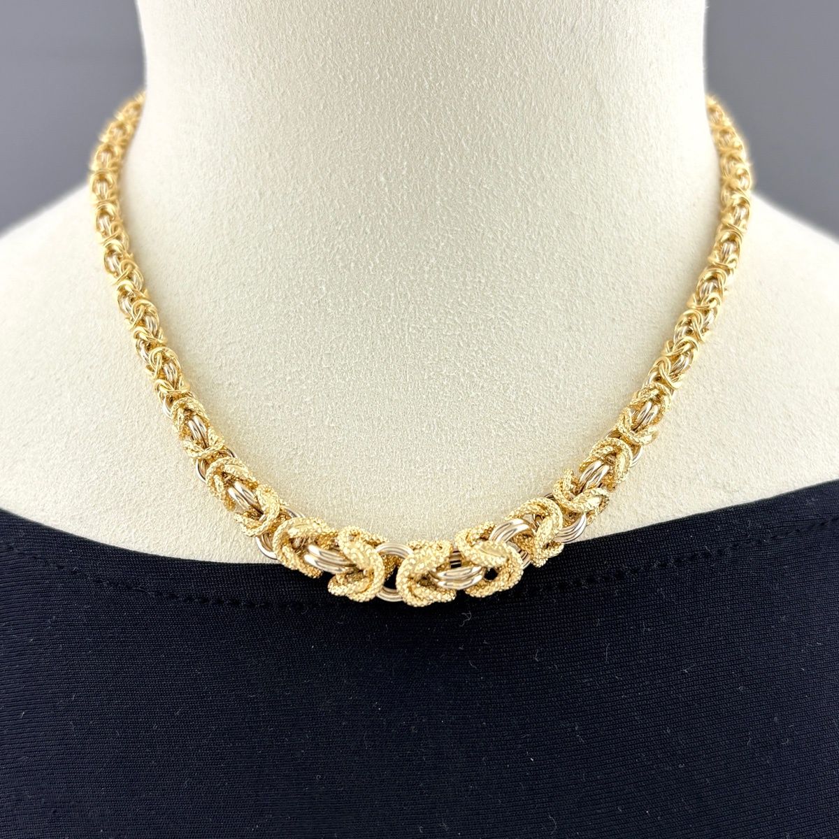 ミキモト MIKIMOTO デザインネックレス YG イエローゴールド 