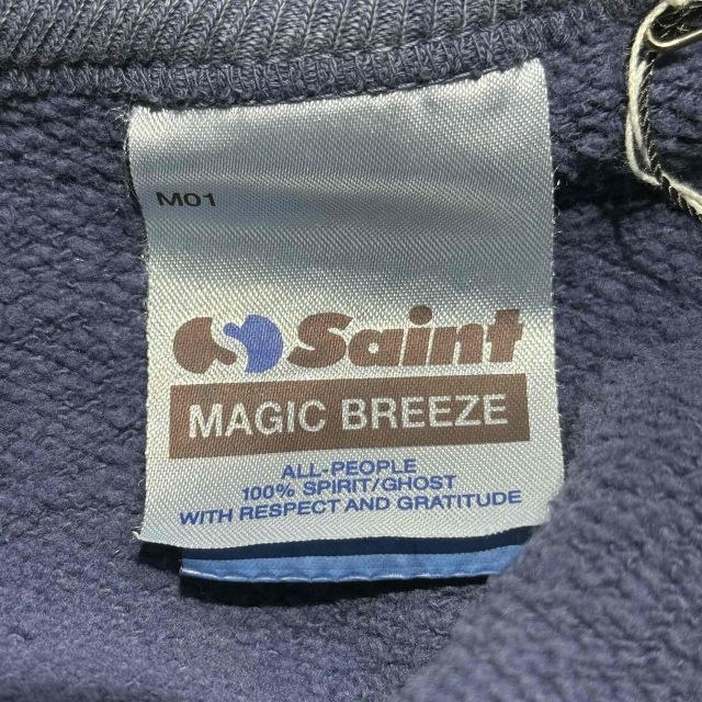 SAINT MICHAEL 26ss DSN_CRW NK SWT / TINKER BELL / NVY SIZE-XL SM