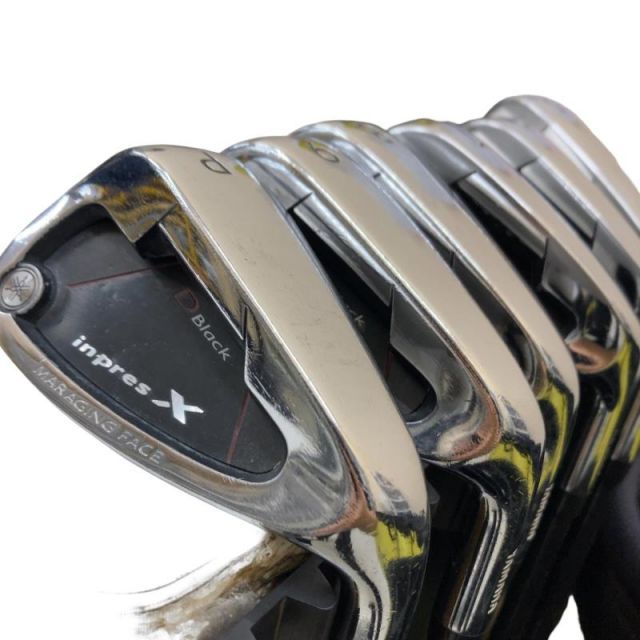 中古】 ヤマハ inpres X D BLACK 6S アイアンセット IR DX-508i 