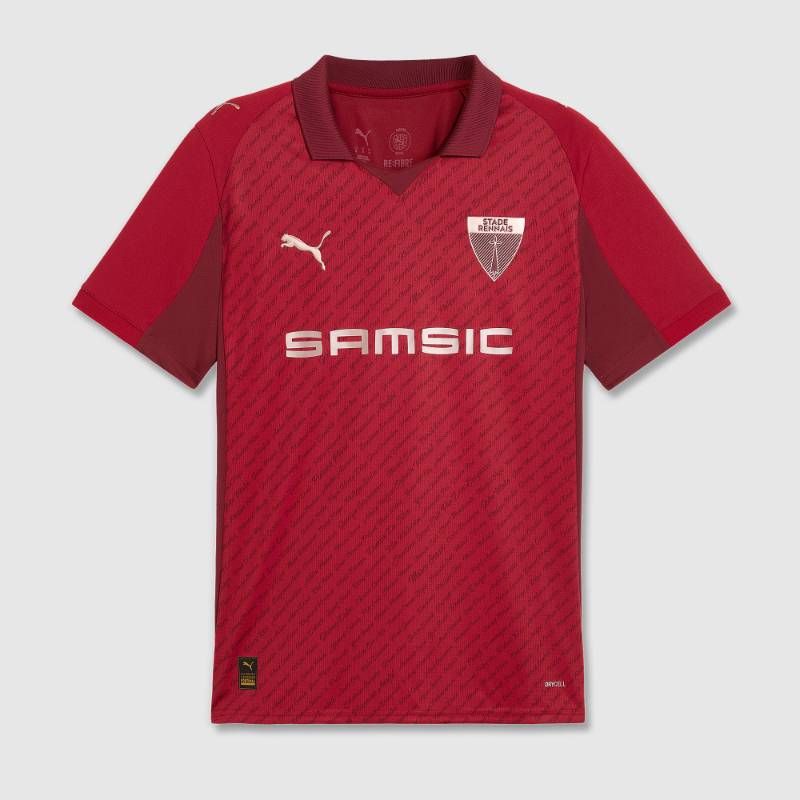 【送料無料・匿名配送】PUMA プーマ スタッド・レンヌ 125周年記念 公式 シャツ 赤 金 新品 正規品