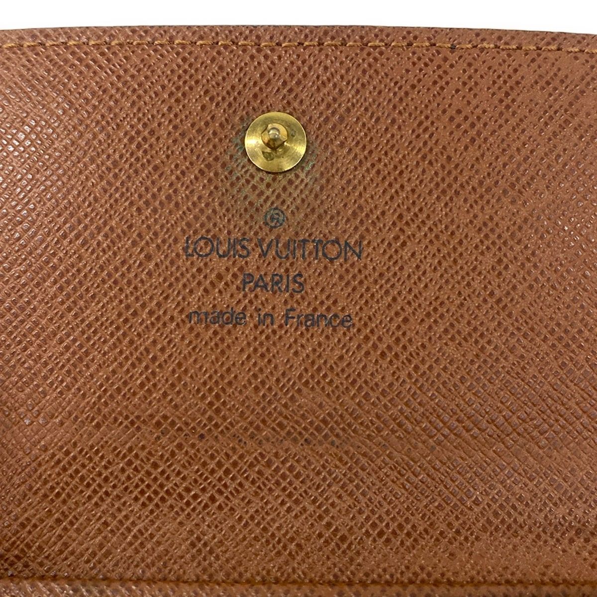 LOUIS VUITTON(ルイヴィトン) Wホック財布 モノグラム ポルト モネ