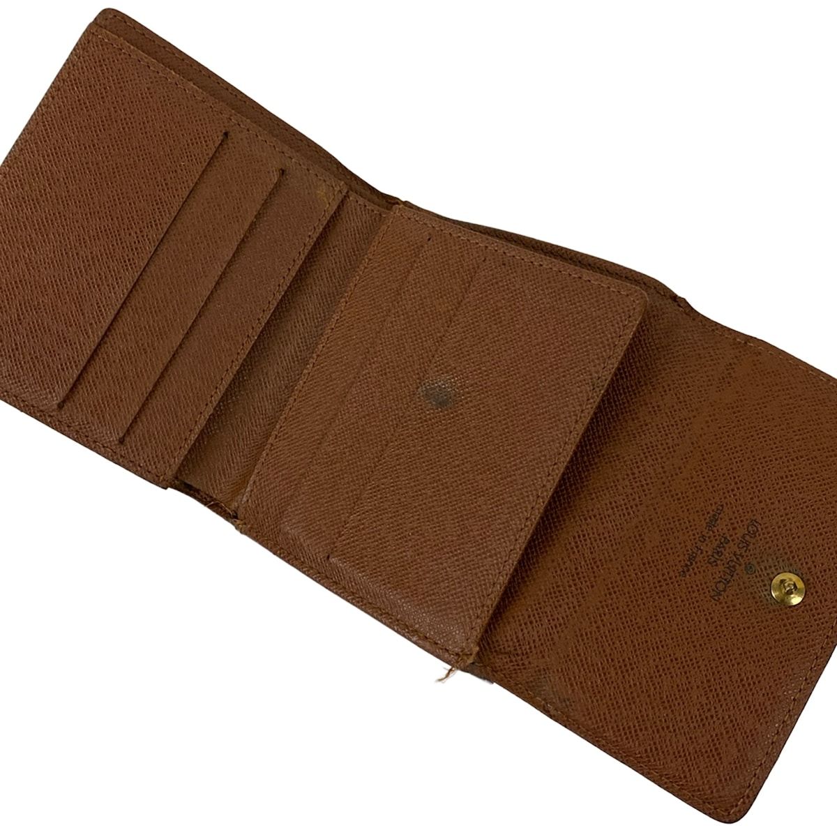 LOUIS VUITTON(ルイヴィトン) Wホック財布 モノグラム ポルト モネ