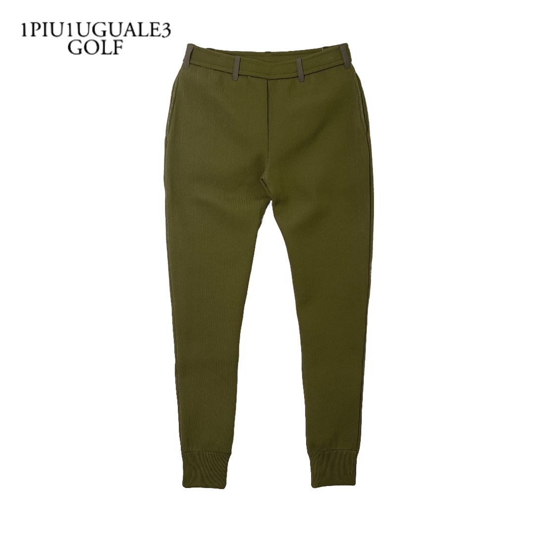 新品 1PIU1UGUALE3 GOLF RIB PANTS リブパンツ 5 カーキ 新品 1PIU1UGUALE3 GOLF RIB PANTS リブパンツ 5 カーキ