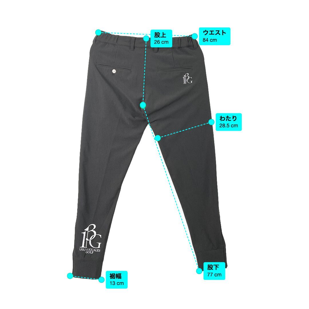 ★新品/定価5.5万★ 1PIU1UGUALE3 ADP パンツ 5 グレー 新品 1PIU1UGUALE3 GOLF ADP ZIP SLACKS ジップスラックスパンツ 5