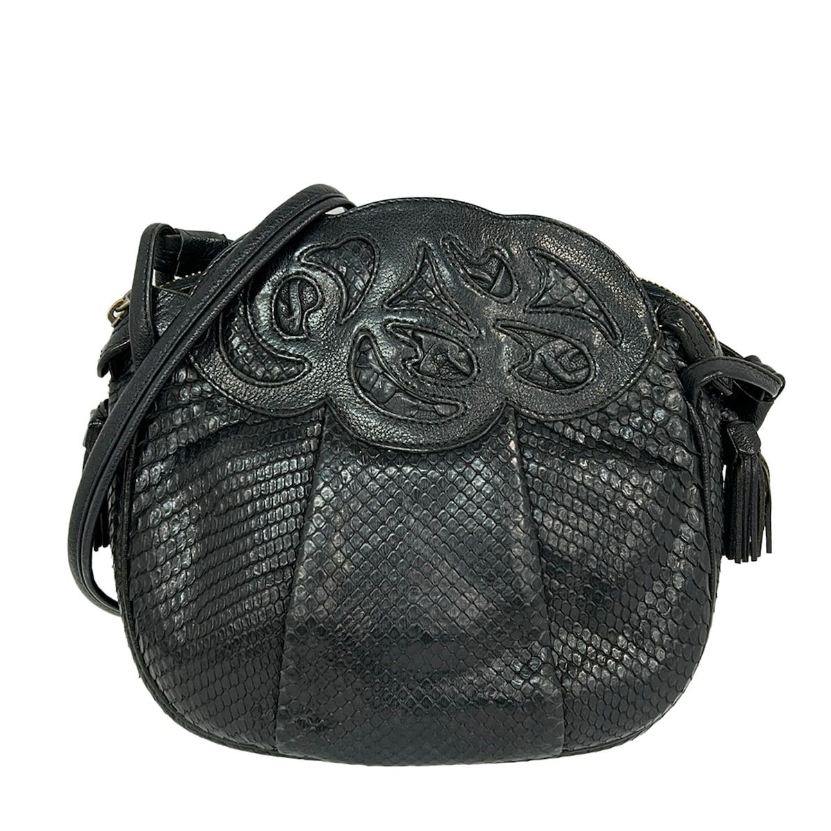 IBIZA イビサ Czaraa/ショルダーバッグ  レザー    ブラック レディース / 240001196709 IBIZA ショルダーバッグ 斜め掛け レディース イビサ – Rehello by BOOKOFF