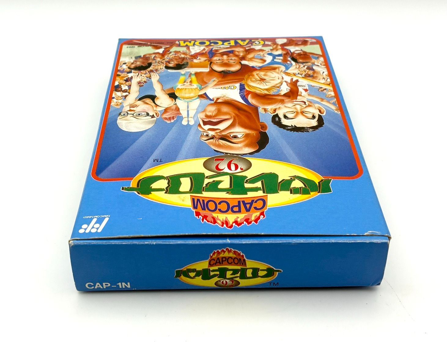 希少 良品】CAPCOM カプコン 「 バルセロナ '92 」 取扱説明書 箱 内箱