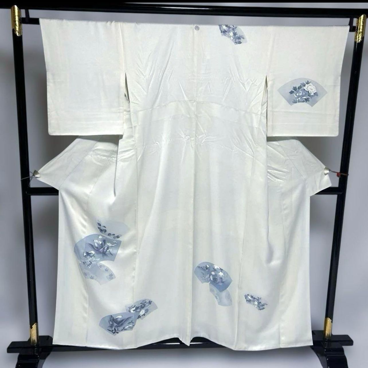 美品 正絹 袷訪問着 フルセット 祈丈67 ゆったり 西陣袋帯 訪問着