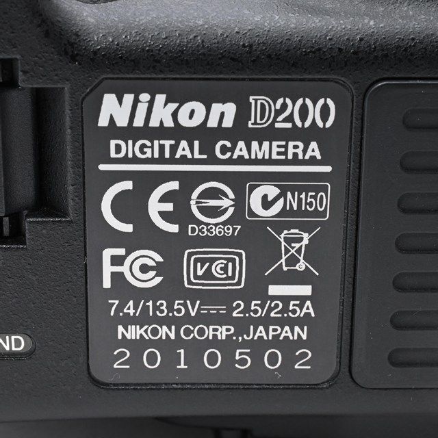 ★ショット数: 2675回・美品★ Nikon D200 ボディ #1279 Nikon デジタル一眼レフカメラ D200 デジタルカメラ