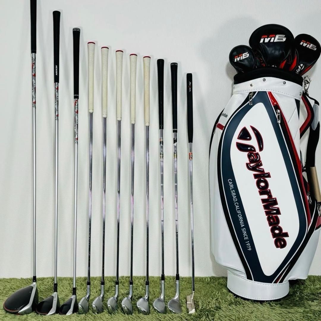テーラーメイド M6 フルセット キャディバック付き 11本セット メンズ 