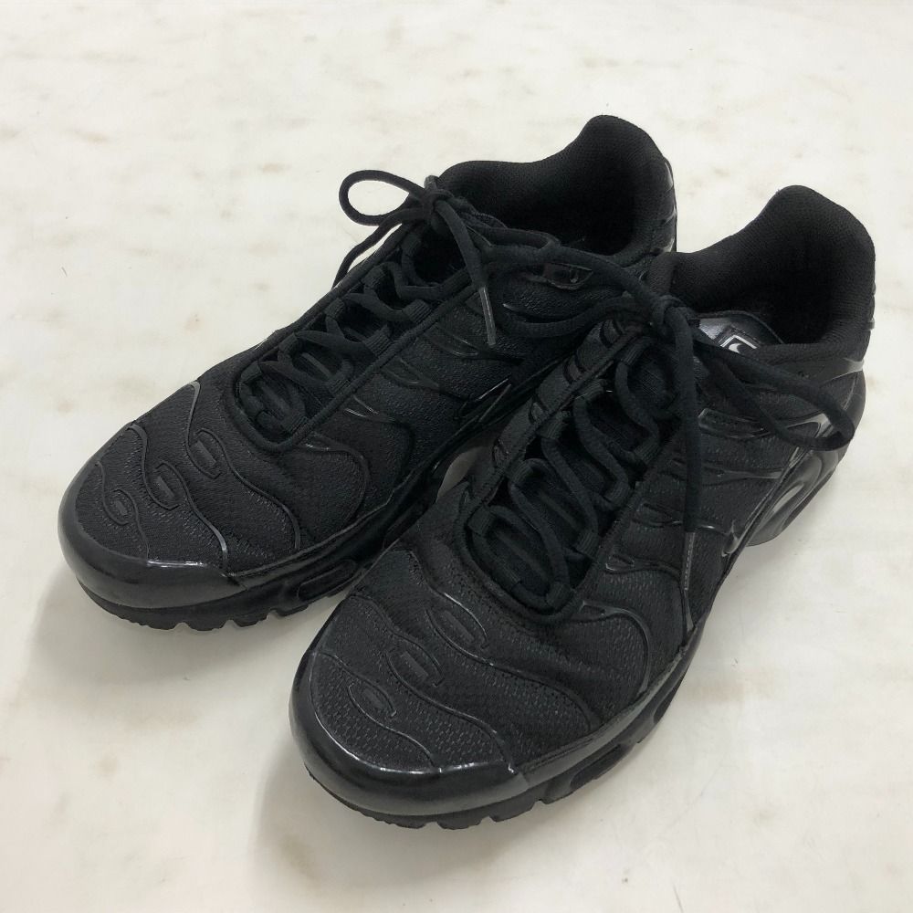 02w24147 ナイキ NIKE AIR MAX PLUS ブラック 27.5cm 中国製 メンズ 箱 