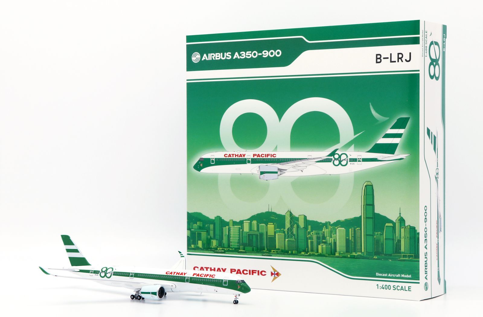 Jcwings キャセイパシフィック A350-900 B-LRJ 80周年記念塗装 1/400