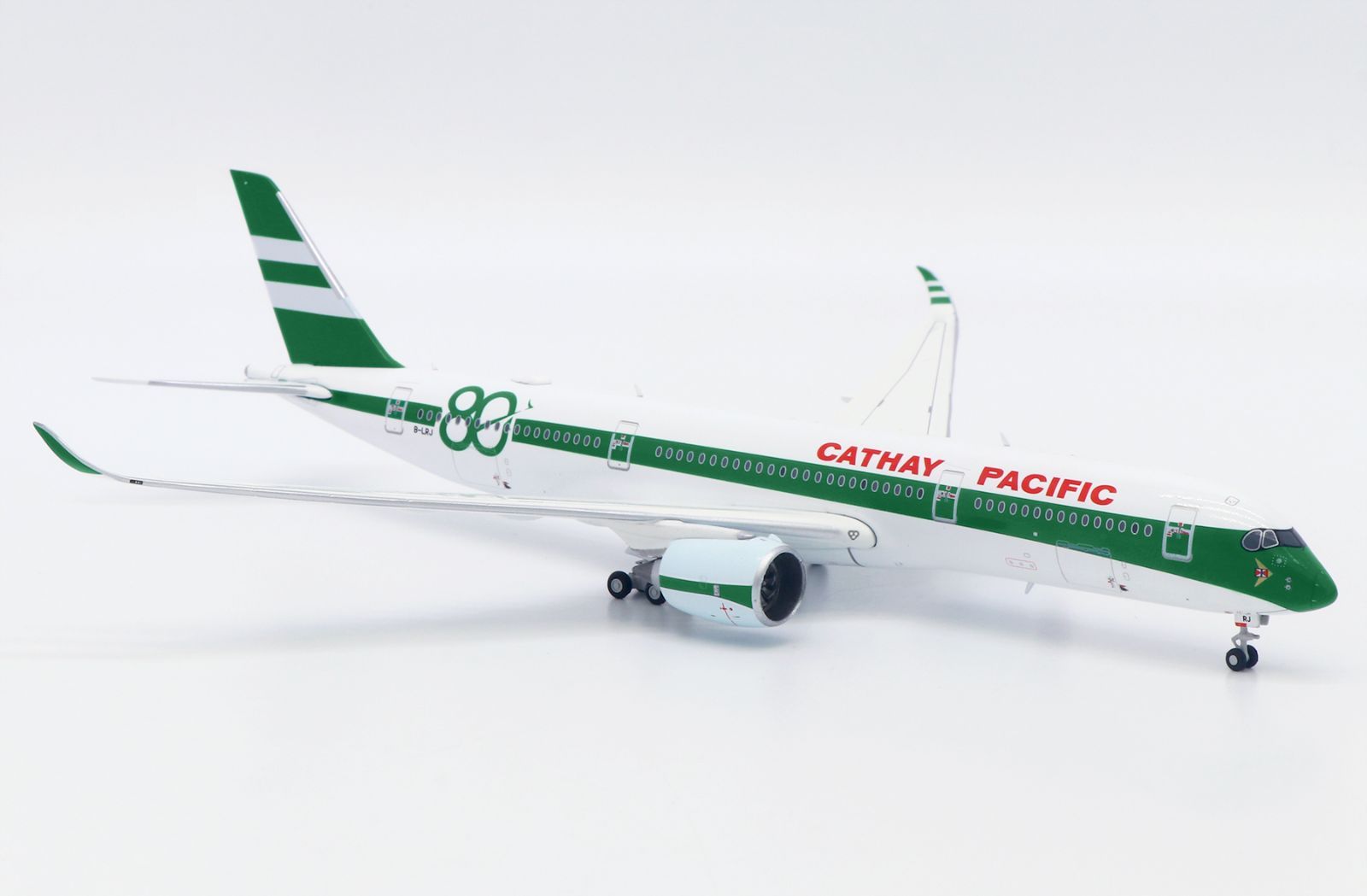 Jcwings キャセイパシフィック A350-900 B-LRJ 80周年記念塗装 1/400