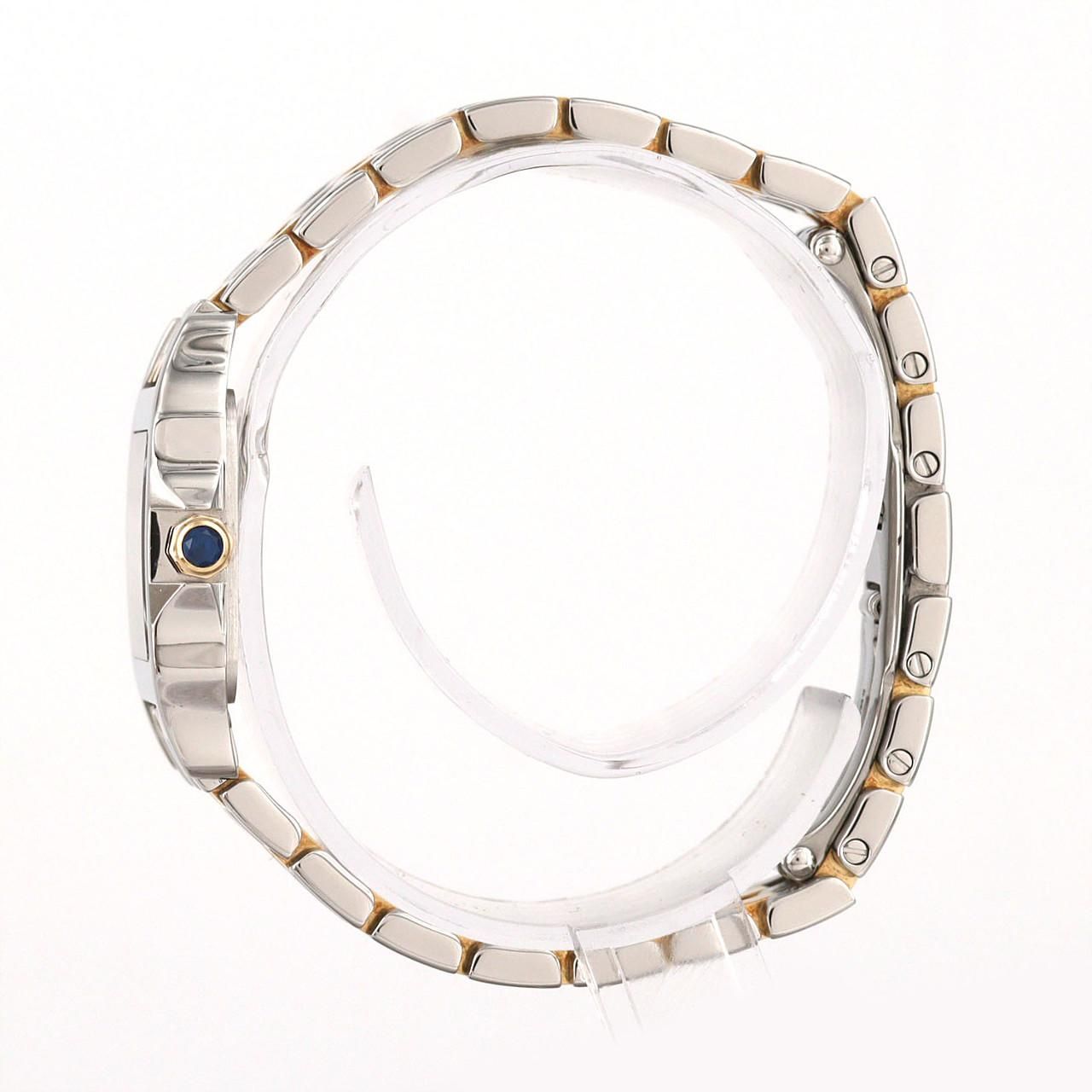 カルティエ サントスドゥモワゼルSM コンビ W25066Z6 SSxYG クォーツ 中古)CARTIER カルティエ サントス ドゥモワゼル SM W25066Z6（商品ID