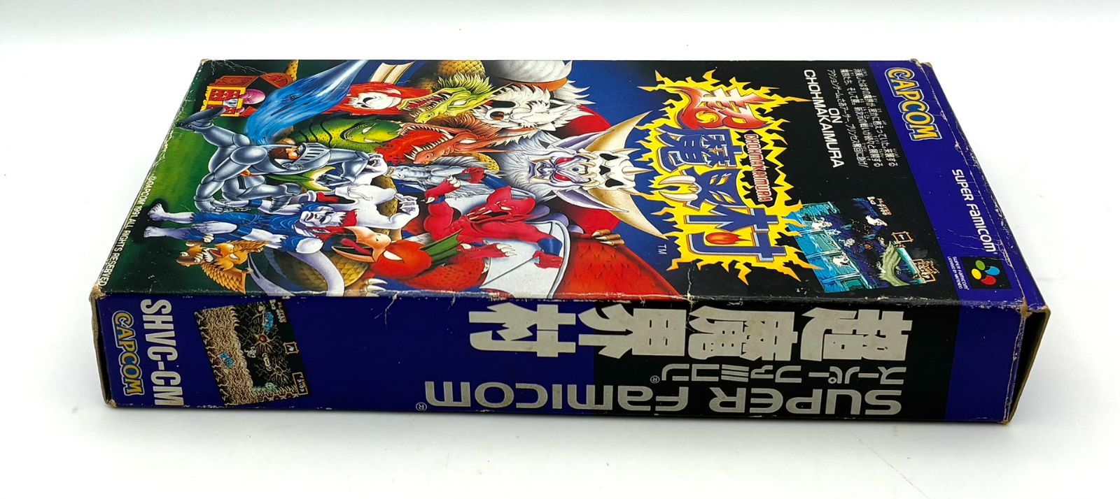 希少 箱説あり】CAPCOM カプコン 「 超魔界村 」 スーパーファミコン用