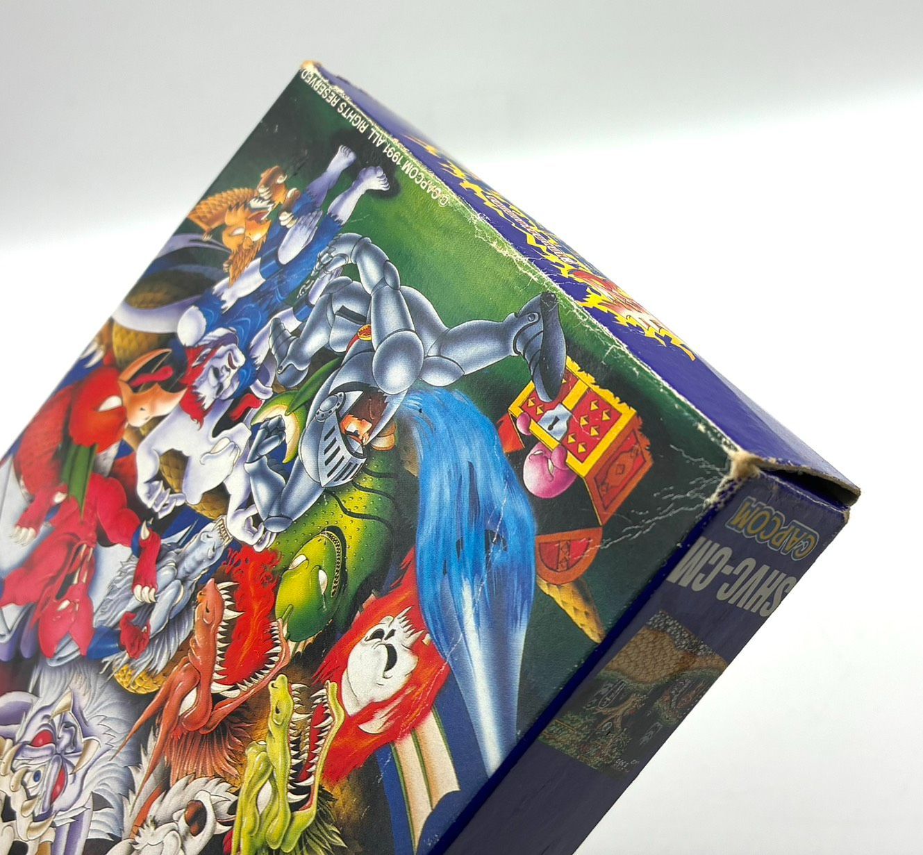 希少 箱説あり】CAPCOM カプコン 「 超魔界村 」 スーパーファミコン用