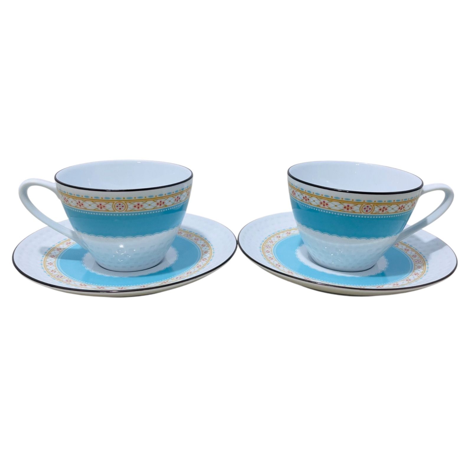 未使用】Noritake ノリタケ ハミングブルー カップ＆ソーサー 2客 