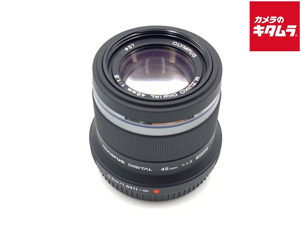 中古】 【美品】 オリンパス M.ZUIKO DIGITAL 45mm F1.8 ブラック 