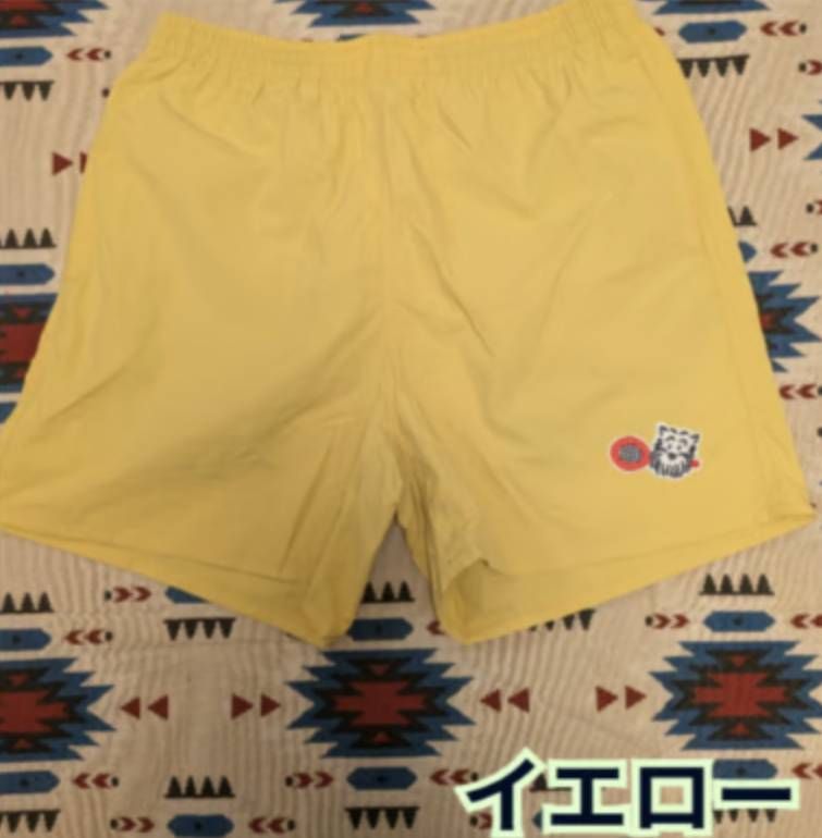 テニスパートナー　ワッペンショートパンツ　イエロー