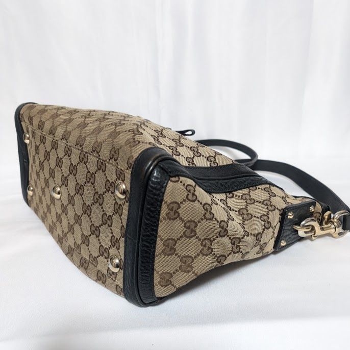 美品 グッチ GGキャンバス 2way ハンドバッグ 247281 美品 グッチ GGキャンバス 2way ハンドバッグ ショルダーバッグ