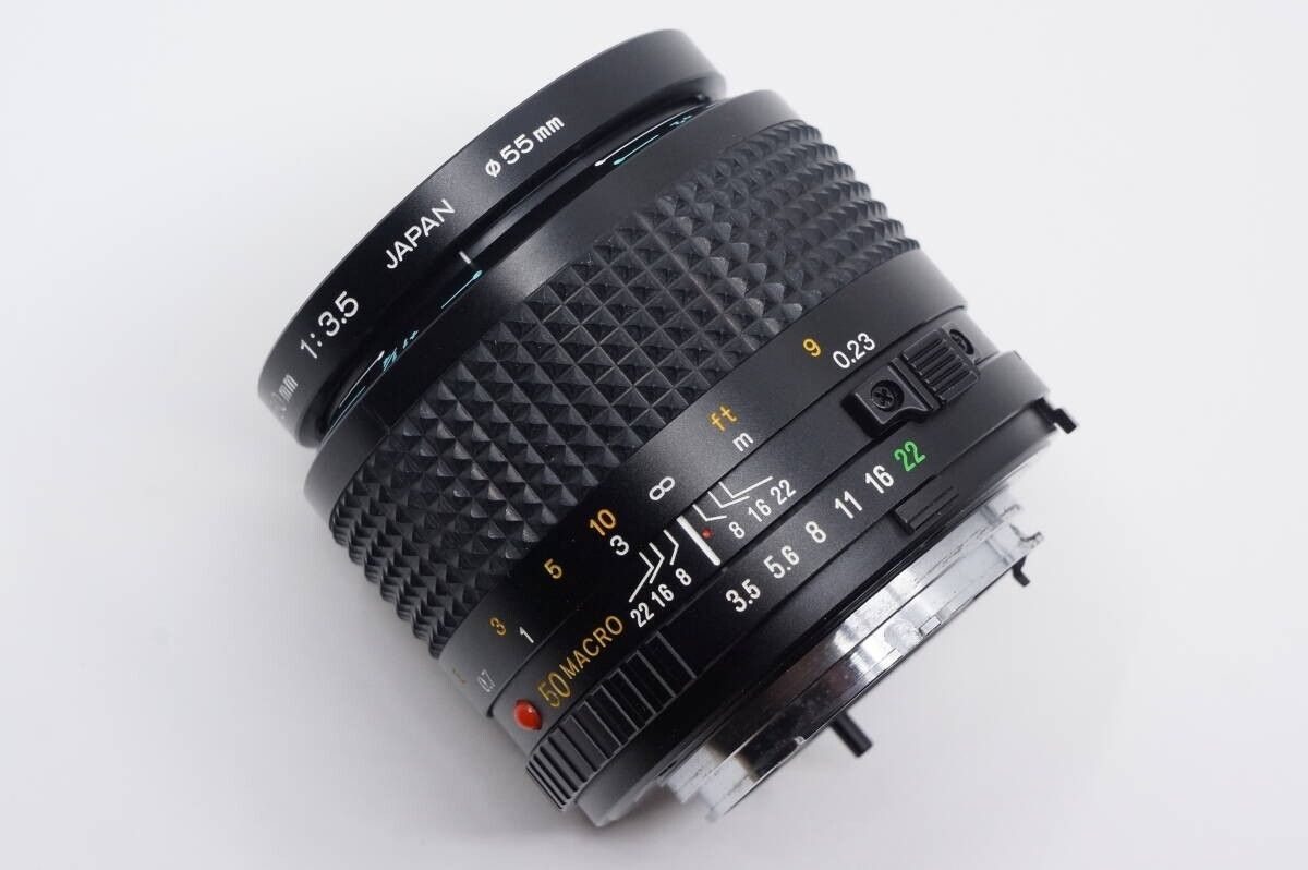 ☆極上品☆ ミノルタ MINOLTA New MD MACRO 50mm F3.5 接写リング 中間