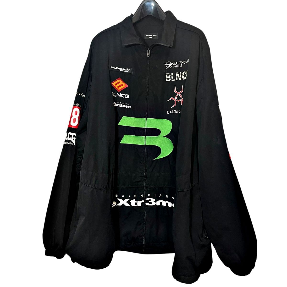 中古】BALENCIAGA バレンシアガ Gamer Track Jacket 38 663153 サイズ 
