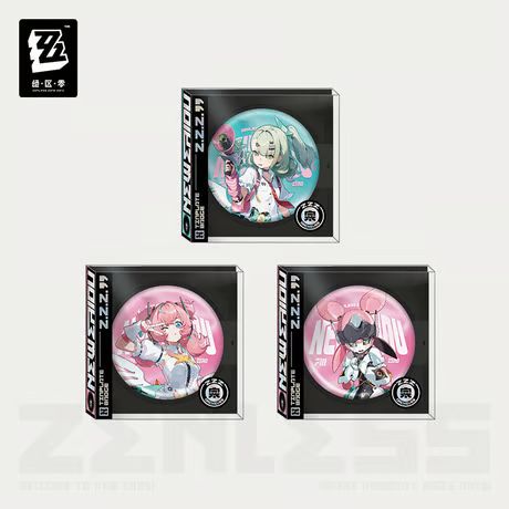 ゼンレスゾーンゼロ・公式 ゼンレス・ゼンゼロ・ZZZ 缶バッジ（妄想