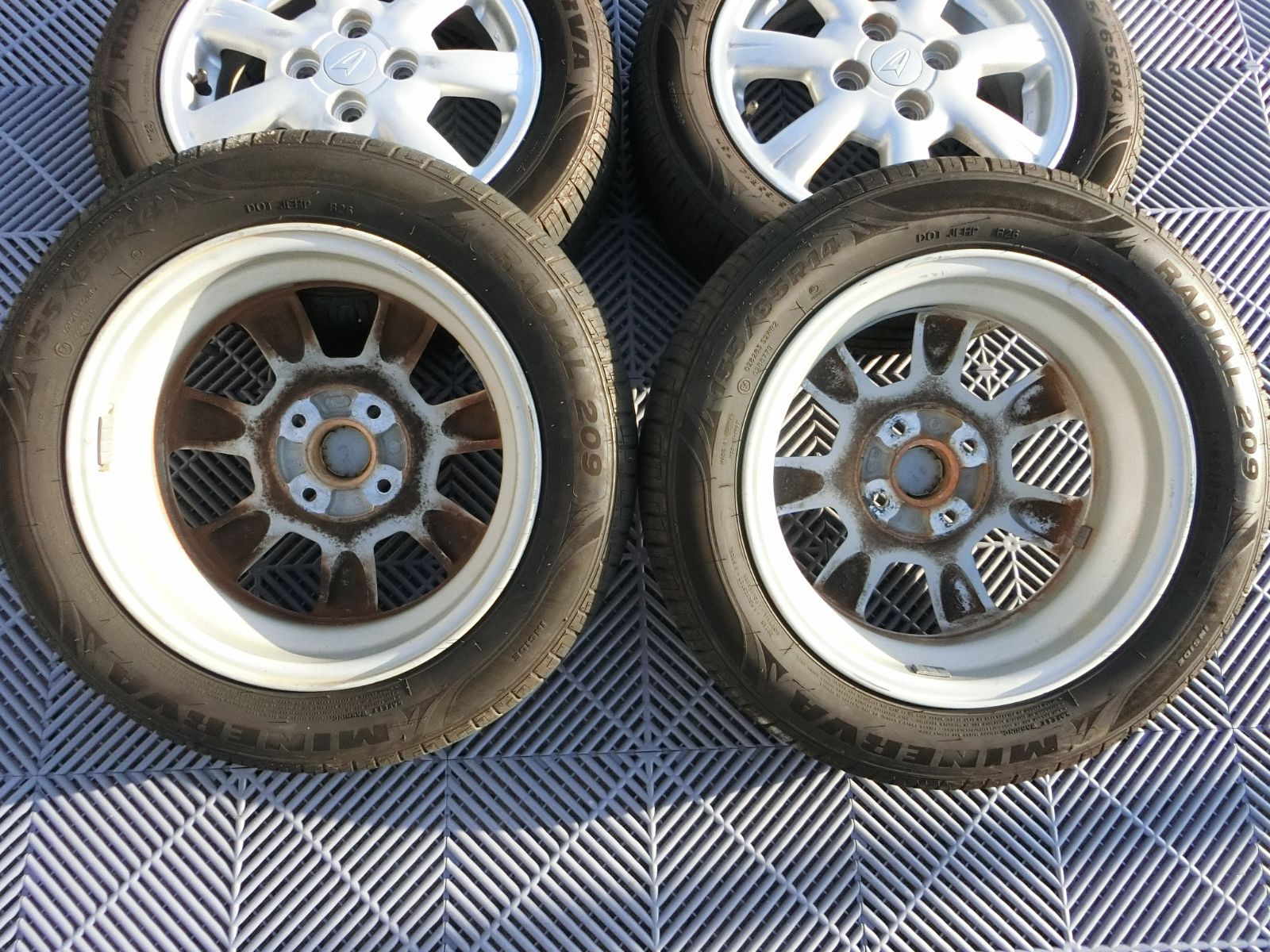 982] 送料無料 ダイハツ純正 14インチ アルミホイール 14×4.5J +45 