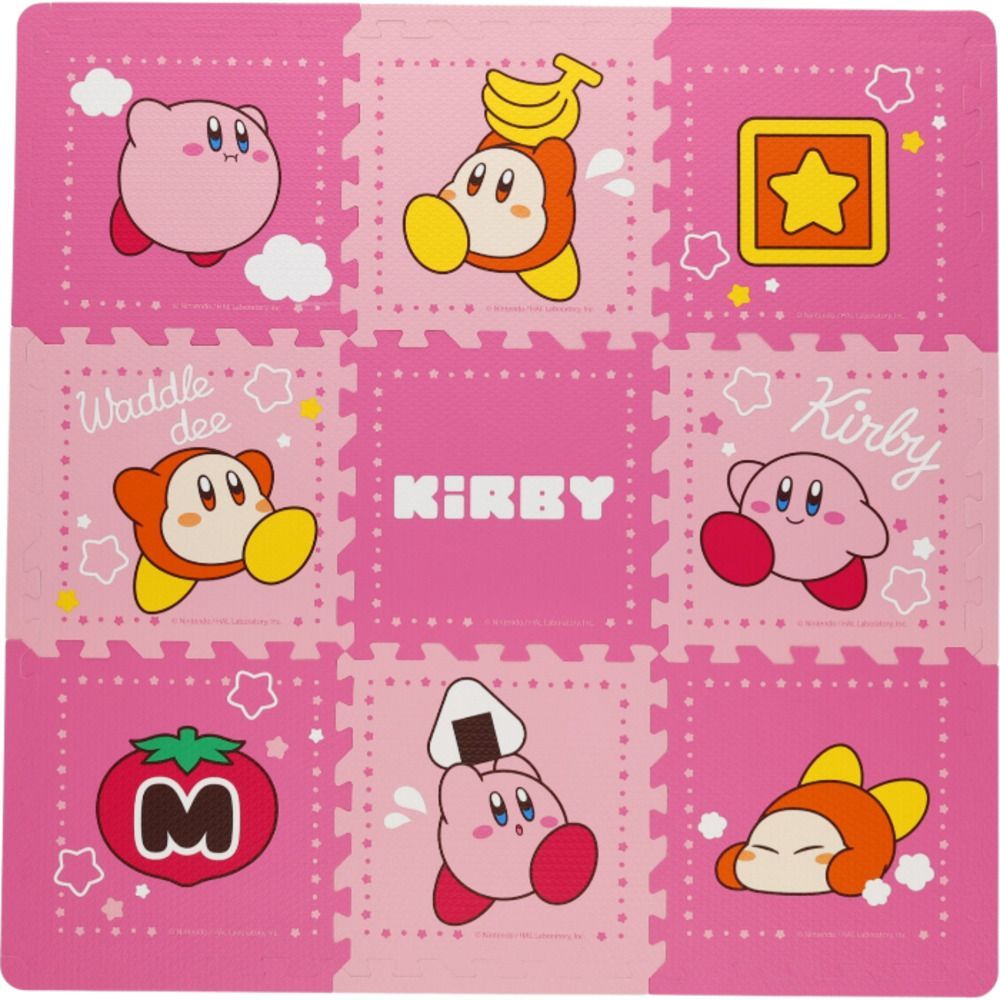 ☆ Kirby's Dream Land ☆ Puzzle Mat Puzzle Mat Character Mat Joint Mat Play Mat Floor Mat Kids Mat Carpet Cushion Mat Baby Mat Baby Baby Cute Cute Joint Soundproof Interior Stain Prevention