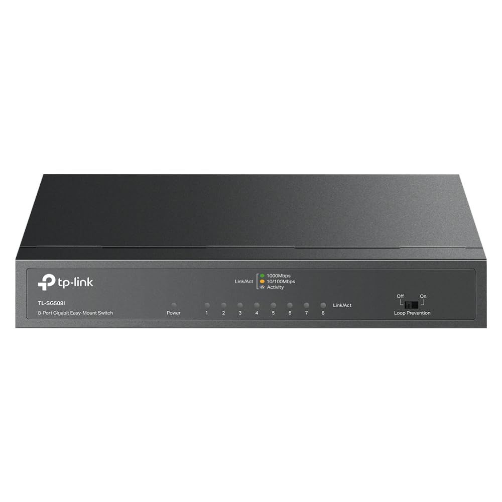 新品 TP-Link スイッチングハブ 8ポート 金属筐体 電源内蔵 マグネット　TL-SG508I/A