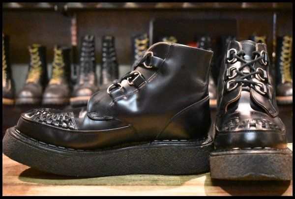 UK8 良品】GEORGE COX ジョージコックス 13327VI ギブソン ハイカット 