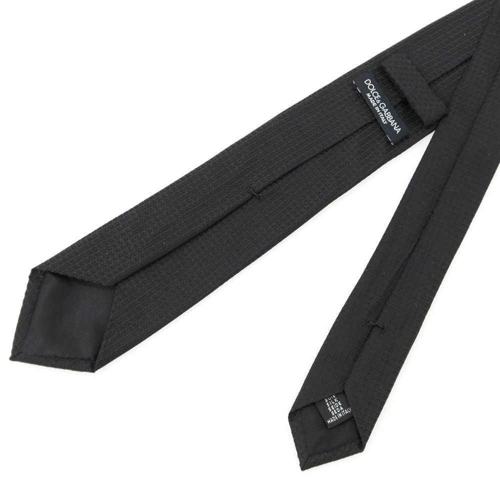 中古】ドルチェアンドガッバーナ DOLCE&GABBANA シルク ナロータイ