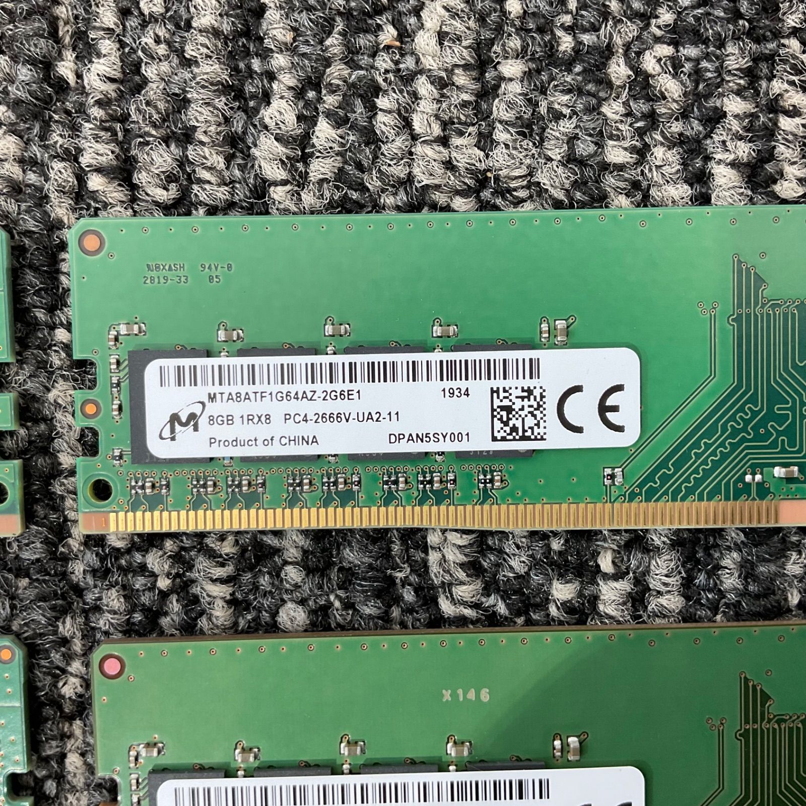 Micron RAM 8GB PC4-2666V x4 合計32GB 中古 - メルカリ