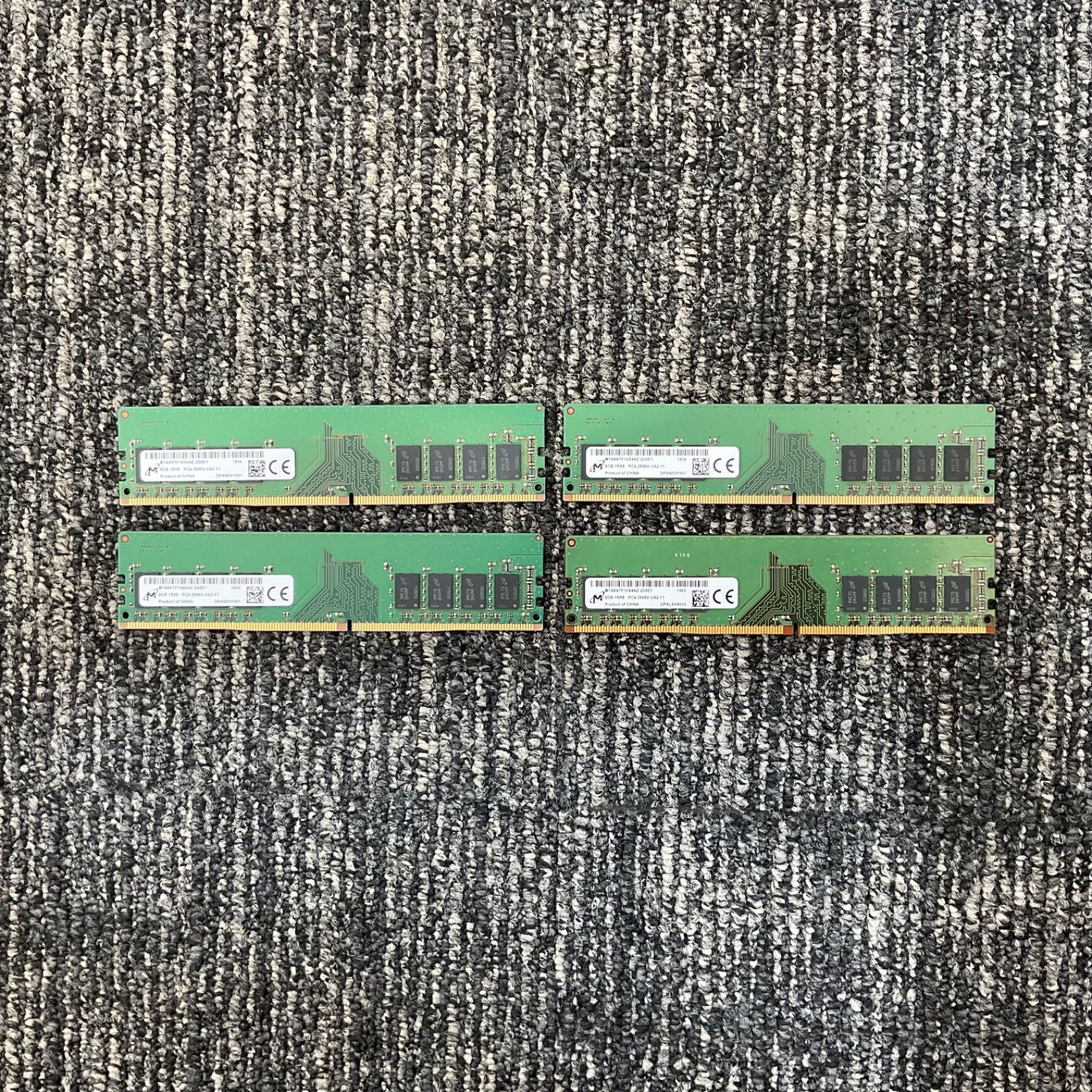 Micron RAM 8GB PC4-2666V x4 合計32GB 中古 - メルカリ