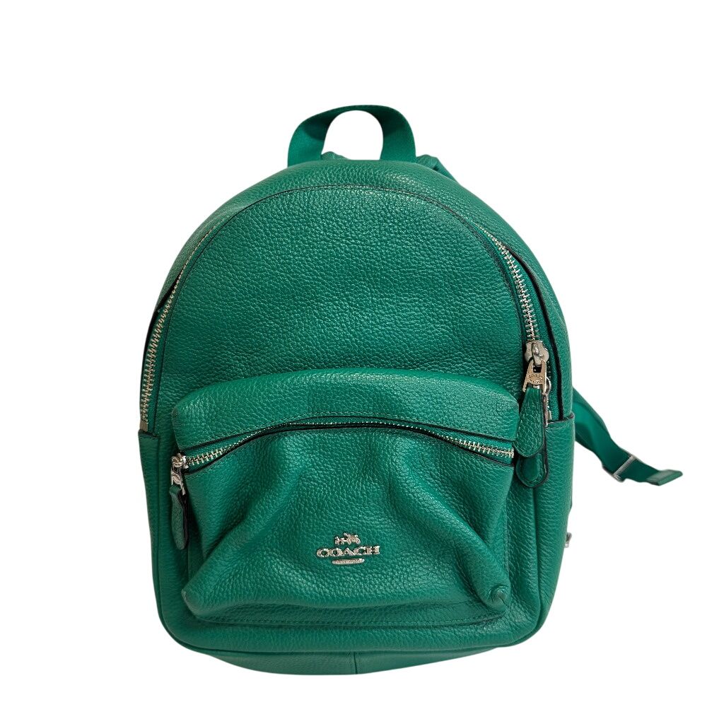 COACH コーチ F38263 ロゴ ミニチャーリー レザー リュック 