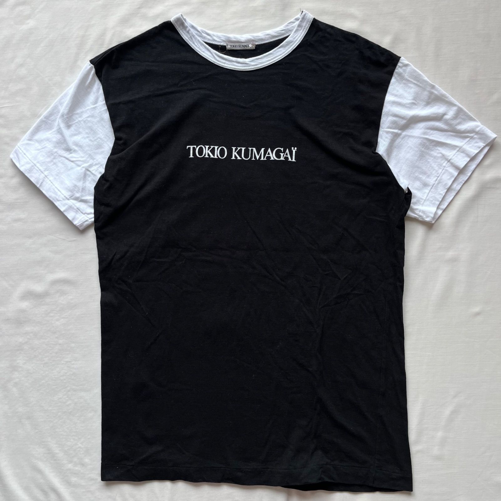tokio kumagai トキオクマガイ 熊谷登喜夫 tシャツ 2トーン 日本製 80s 